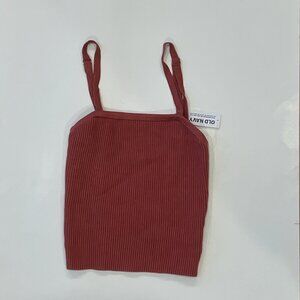 Old Navy Pink Ribbed Tank Top